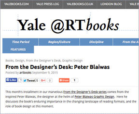 Yale Univ. Press blog page